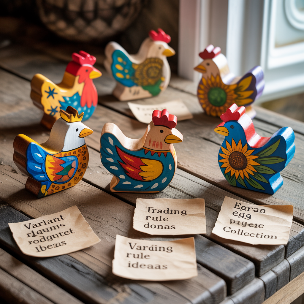 Custom Chicken Road Game Pieces
